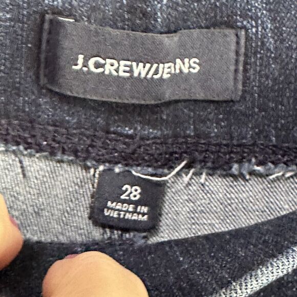 J Crew Pull On Toothpick Jean Jegging‎ 28 Skinny Leg Casual Stretch 29 x 27 Blue - Picture 4 of 9